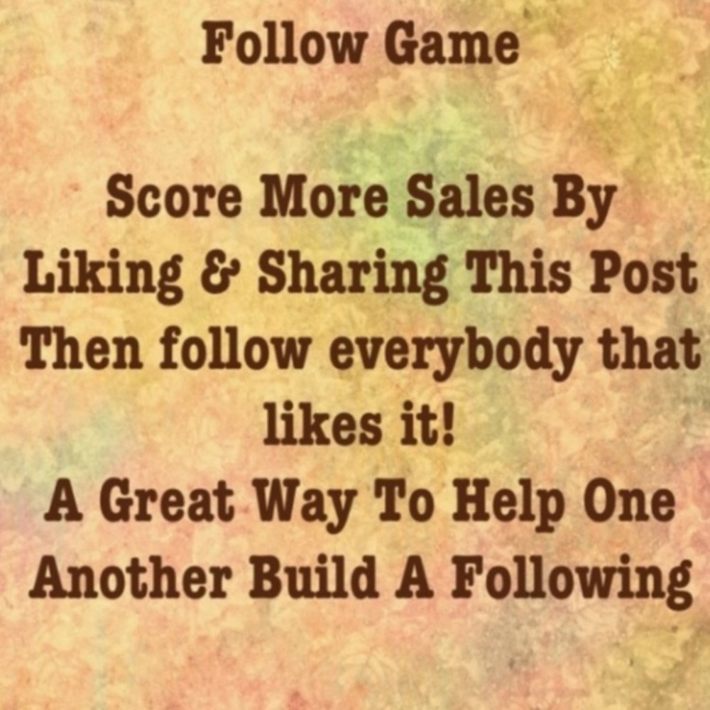 Let make it to 150 likes Follow Game !!!!!!!